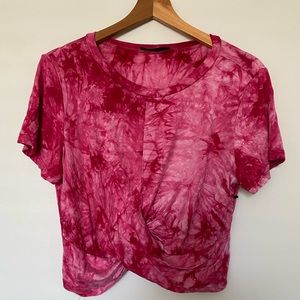 Tie Dye Cropped Tee